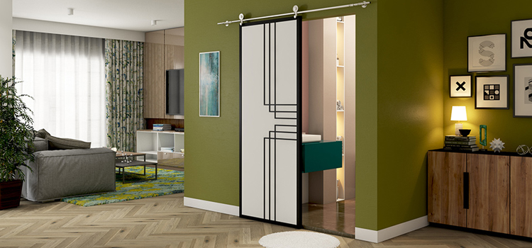 sliding bathroom door installation in Kissimmee